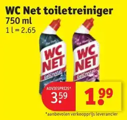 Kruidvat WC Net toiletreiniger aanbieding