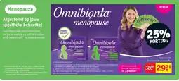 Kruidvat Omnibionta Menopause Plus aanbieding