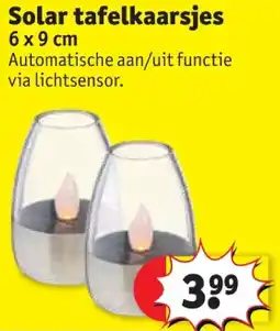 Kruidvat Solar tafelkaarsjes aanbieding