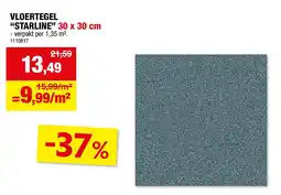 Hubo VLOERTEGEL “STARLINE” 30 x 30 cm aanbieding