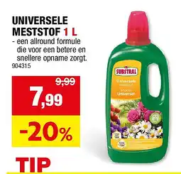 Hubo UNIVERSELE MESTSTOF 1 L aanbieding