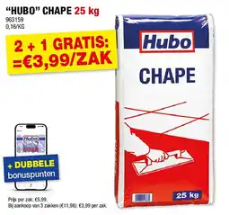 Hubo “HUBO” CHAPE 25 kg aanbieding