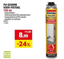 Hubo PU-SCHUIM VOOR PISTOOL 750 ml aanbieding