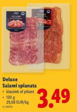 Lidl Salami spianata aanbieding