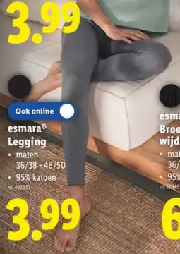 Lidl Legging aanbieding