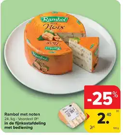 Carrefour Rambol met noten aanbieding