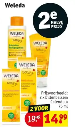Kruidvat Weleda aanbieding