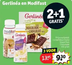 Kruidvat Gerlinéa en Modifast aanbieding