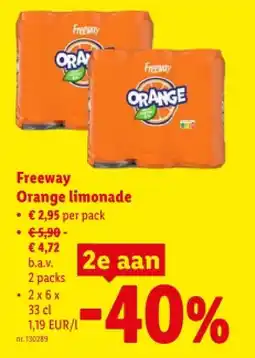 Lidl Orange limonade aanbieding