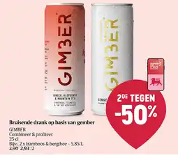 Delhaize Bruisende drank op basis van gember aanbieding