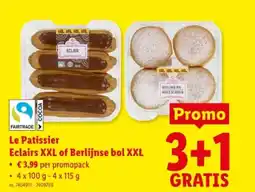 Lidl Eclairs XXL of Berlijnse bol XXL aanbieding