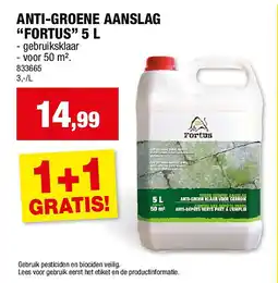 Hubo ANTI-GROENE AANSLAG “FORTUS” 5 L aanbieding