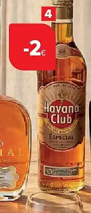 Carrefour Bruine rum Especial Havana Club aanbieding
