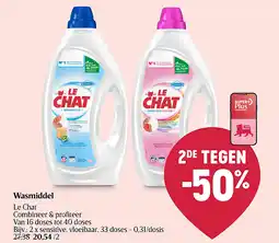 Delhaize Wasmiddel aanbieding