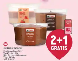 Delhaize Mousse of bavarois aanbieding