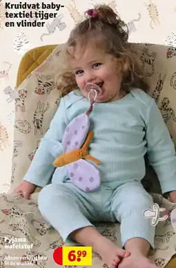 Kruidvat Pyjama wafelstof aanbieding