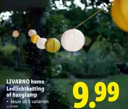 Lidl Ledlichtketting of hanglamp aanbieding