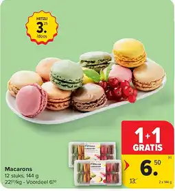 Carrefour Macarons aanbieding