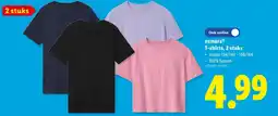 Lidl T-shirts, 2 stuks aanbieding
