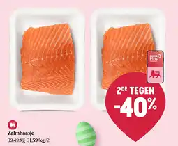 Delhaize Zalmhaasje aanbieding