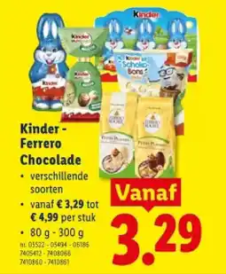 Lidl Chocolade aanbieding