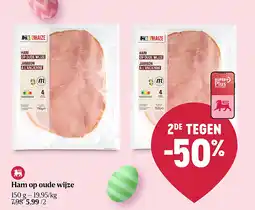 Delhaize Ham op oude wijze aanbieding