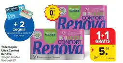 Carrefour Toiletpapier Ultra Confort Renova aanbieding