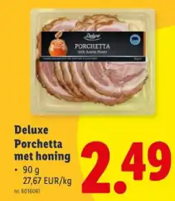 Lidl Porchetta met honing aanbieding