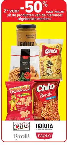 Carrefour naar keuze uit de producten van de hieronder afgebeelde merken aanbieding