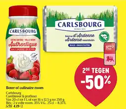 Delhaize Boter of culinaire room aanbieding