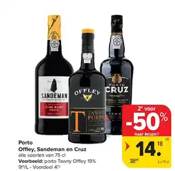 Carrefour Porto Offey, Sandeman en Cruz aanbieding