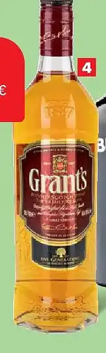 Carrefour Whisky Grant’s aanbieding