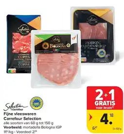 Carrefour Fijne vleeswaren Carrefour Selection aanbieding