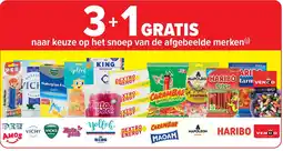 Carrefour naar keuze op het snoep van de afgebeelde merken aanbieding