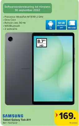 Carrefour Tablet Galaxy Tab A11 aanbieding