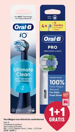 Delhaize Navullingen voor elektrische tandenborstel aanbieding