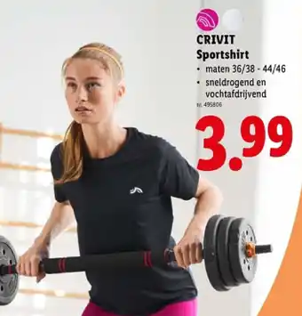 Lidl Sportshirt aanbieding