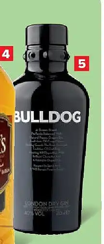 Carrefour London Dry Gin Bulldog aanbieding