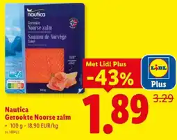 Lidl Gerookte Noorse zalm aanbieding