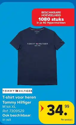 Carrefour T-shirt voor heren Tommy Hilfi ger aanbieding