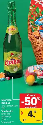 Carrefour Dranken Kidibul aanbieding