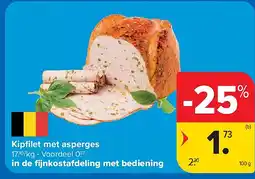 Carrefour Kipfi let met asperges aanbieding