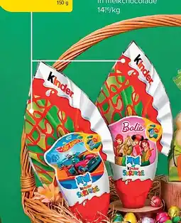 Carrefour Paasei Maxi Kinder Surprise Hot Wheels of Barbie aanbieding