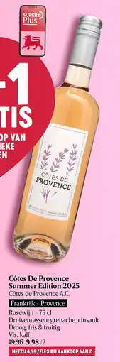 Delhaize Côtes De Provence Summer Edition 2025 aanbieding