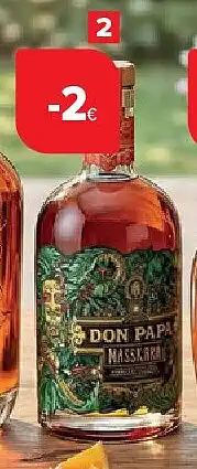 Carrefour Rum Don Papa Masskara aanbieding