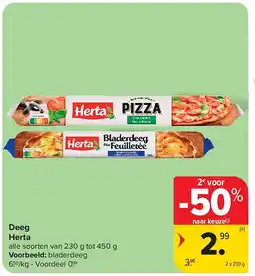 Carrefour Deeg Herta aanbieding