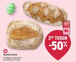 Delhaize Rustiek brood aanbieding