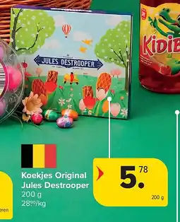 Carrefour Koekjes Original Jules Destrooper aanbieding