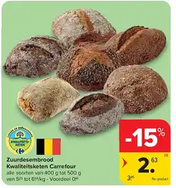Carrefour Zuurdesembrood Kwaliteitsketen Carrefour aanbieding