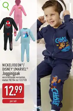 ALDI Nickelodeon/ Disney/Marvel Joggingpak aanbieding